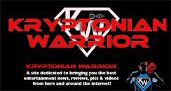 Desktop Screenshot of kryptonianwarrior.com